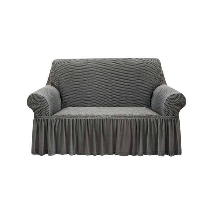 SOGA 2-Seater Grey Sofa Cover