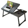 Catzon Laptop Desk With Cup Holder 5 Adjustable Angles-black