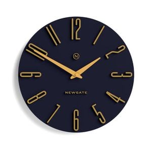 Newgate Empire State Wall Clock-petrol Blue