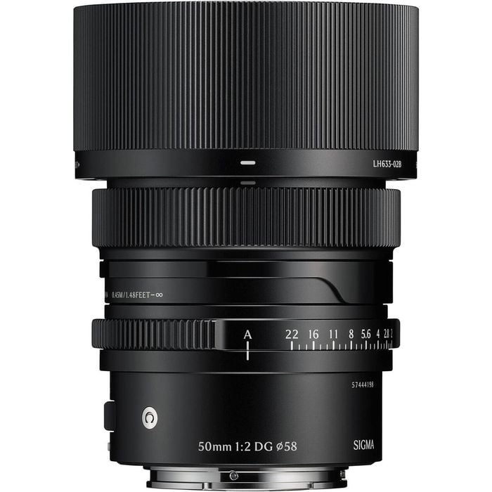 Sigma 50mm f/2 DG Contemporary Lens - L-Mount Black