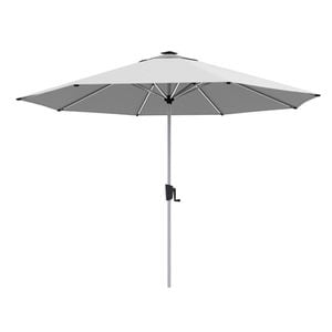 Coolaroo 3m Round Steel Bondi LED Market Umbrella