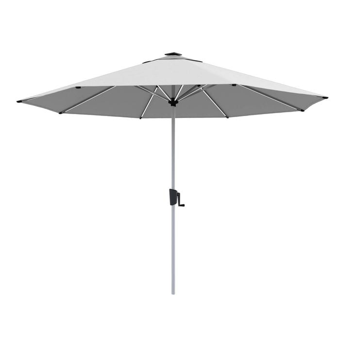 Coolaroo 3m Round Steel Bondi LED Market Umbrella