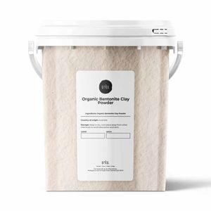 1.1kg Organic Sodium Bentonite Clay Powder Tub Bucket - Cosmetic Montmorillonite