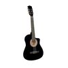 Karrera Childrens 34in Wooden Acoustic Guitar Kids - Black