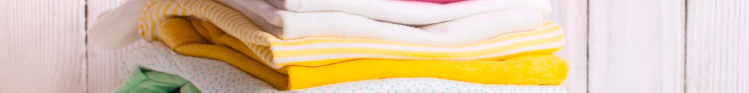 Image of folded coloured sheets 