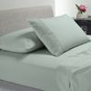 Bianca Heston Fabric Cotton Sage Fitted Bedding Mattress Sheet Set Long Single