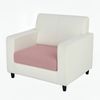 Anyhouz Sofa Cover Old Rose Polyester Thick Stretchable Cushion For Living Room 1pc Enlarge Size 130-160cm