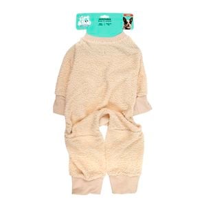 Art & Bob 50cm Beige Large Fleece Dog Pyjamas