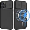 Iphone 12 Pro Black Magsafe Compatible Heavy Duty Case With Camera Cover