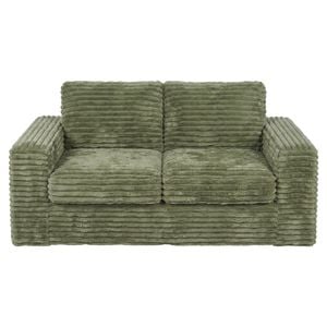 Ufurniture 162cm 2 Seater Sofa Wide-wale Corduroy Loveseat No Assembly Green