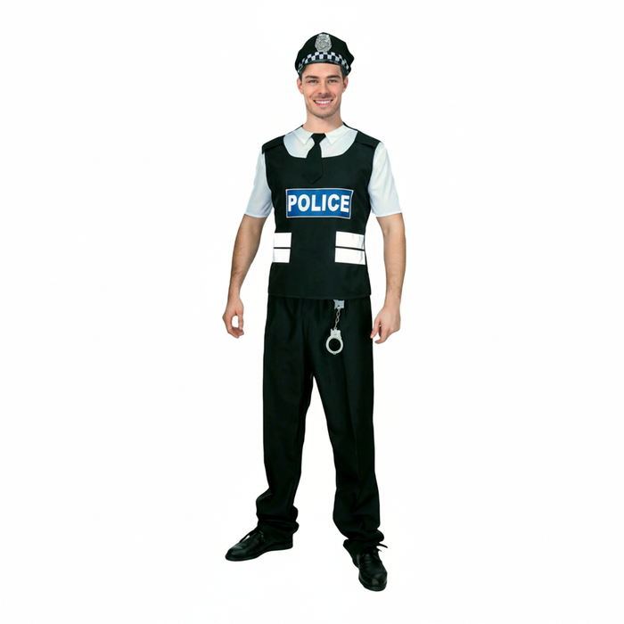 More Than Party Adult Police Man Costume Complete Set L/XL