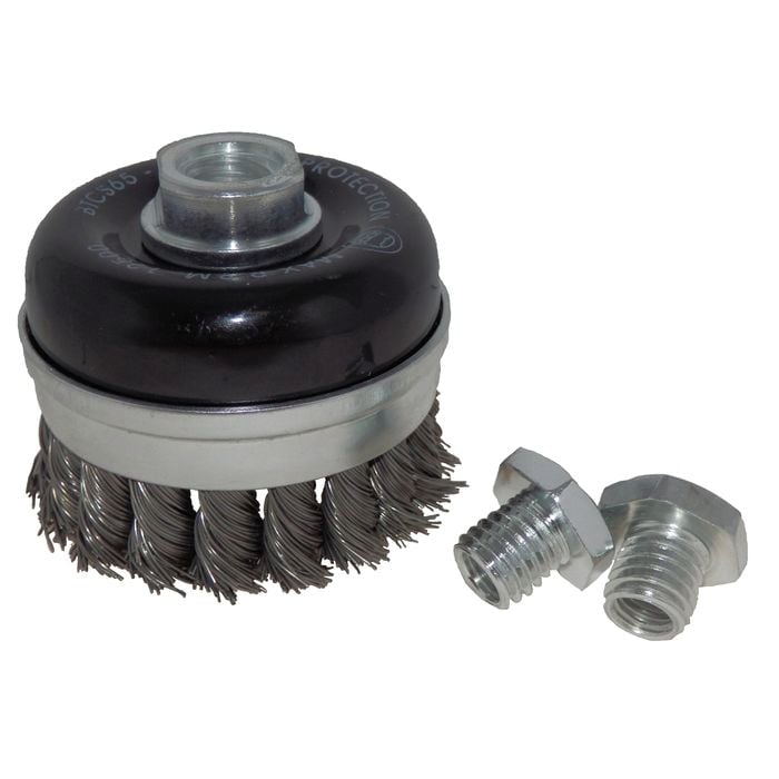 Josco Brumby 75mm Twistknot Cup Brush With Skirt