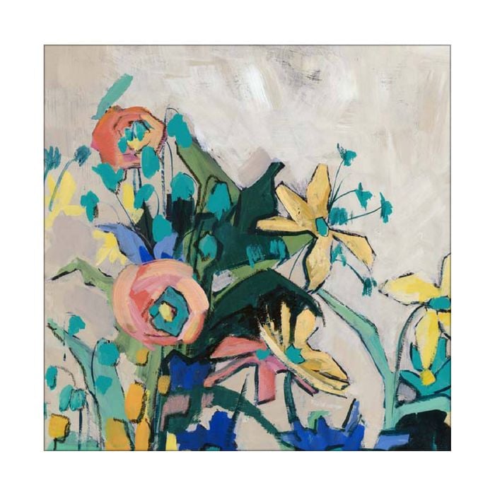 Artey | Happy Spring Florals II - Stretched Canvas - Stretched Canvas - 50 x 50cm