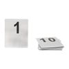 Trenton Table Numbers Flat Stainless Steel Set 11-20 100x80mm