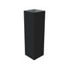 Sector Panel Fencing 2.40m In Ground Post - 90 x 90mm Ebony
