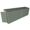 Build-A-Shed 1.2 x 6.0 x 2.0m Tunnel Shed Tunnel Hinged Door No Side Doors - Green