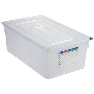 Araven Gastronorm Containers With Lids Polypropylene 1/1 200mm 4 Pack