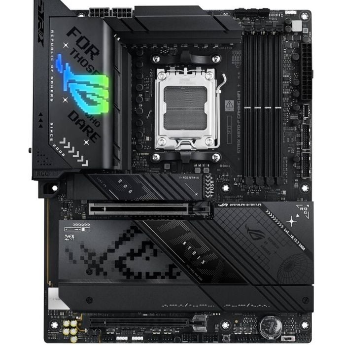 Asus Amd Rog Strix X870-f Gaming Wifi (am5) - Atx Motherboard 4x Ddr5 192gb, 1x Pcie 5.0 X16 Slot, 4 X M.2 Slots, 2x Sata