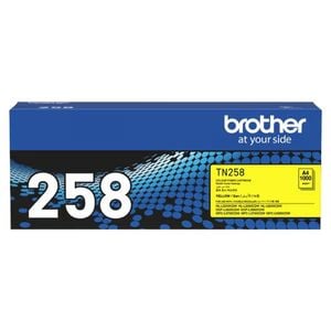 Brother TN-258Y Yellow Toner Cartridge (1K)