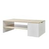Klea Coffee Table With Storage Oak And White