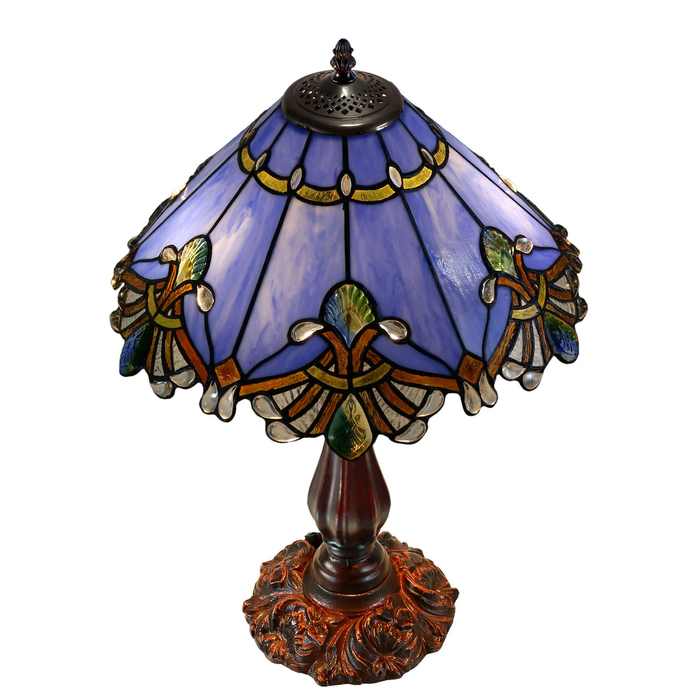 G&g Benita Periwinkle Table Lamp Large