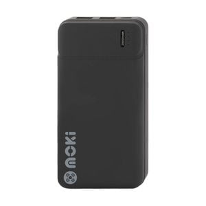Moki Portable Travel Power Bank Usb-c/usb-a Compact Black 20000mah