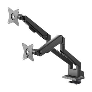 Goobay Monitor Mount Dual Gas PRO 17-32 Ergonomic Desk Arm - Black