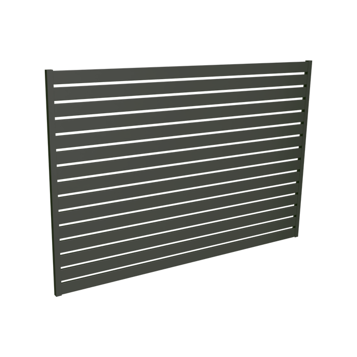 ProtectorAl Up to 1800W x Up to 1200H Woodland Grey Aluminium Slat Screen Kit