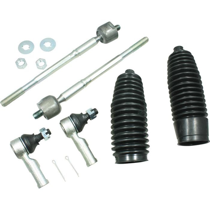 Inner Rack Tie Rod End Pair + Rack Boots for Toyota Hilux 4WD KUN26R GGN25R