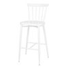Bolero High Stools Windsor Aluminium White 2 Pack Commercial Furniture