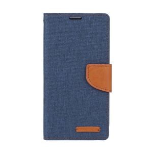 Goospery Canvas Diary for iPhone 14 Pro Max - Navy
