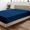 2000 TC Bed Sheets, King Size Fitted Sheet, Blue