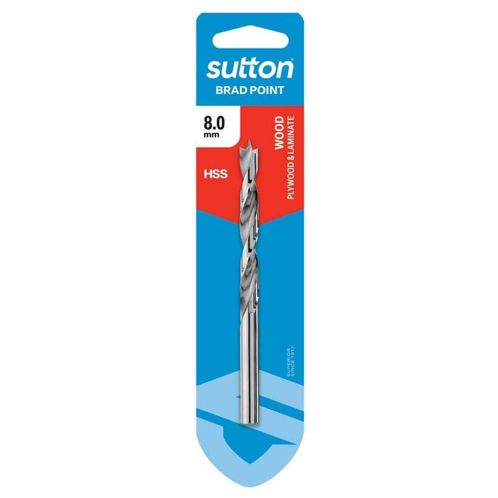 Sutton Tools 8mm Brad Point Drill 