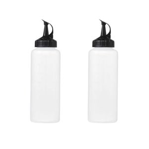 2x Oxo Durable Reusable Capped Good Grips Chef's Squeeze Bottle Medium 350ml