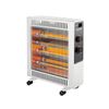 Heller Space Heater 2200W White Adjustable Thermostat With Caster Wheels