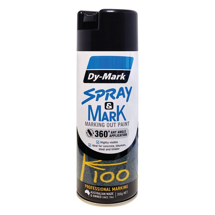 Dy-Mark 350g Black Spray & Mark Paint
