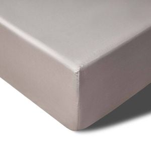 Accessorize Bedroom Collection Bamboo Cotton Fitted Sheet Stone