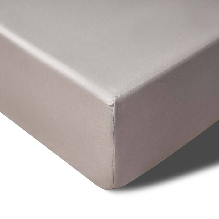 Accessorize Bedroom Collection Bamboo Cotton Fitted Sheet Stone