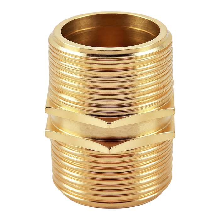 Kinetic - 20mm Brass Threaded Hex Nipple LF