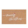 J.Elliot Home PVC Backed Coir Mat 45x75cm Merry Christmas