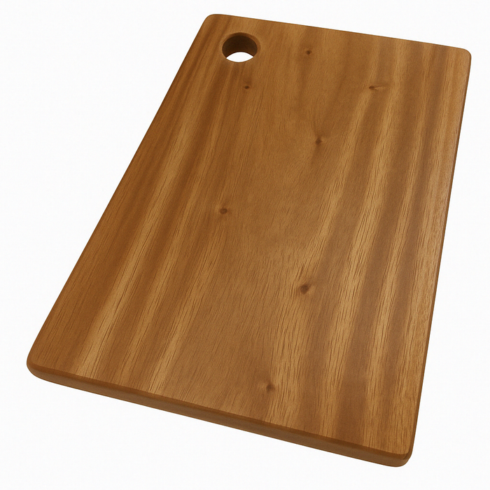 Hard Wood Hygienic Cutting Wooden Chopping Board Natural Kitchen 44.5 x 30 x 2cm