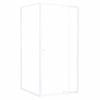Estilo 900 x 1830mm White Semi Frameless Shower Screen