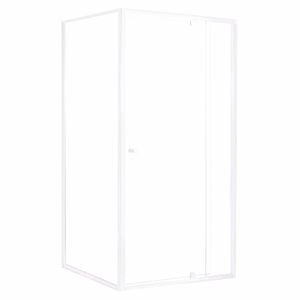 Estilo 900 x 1830mm White Semi Frameless Shower Screen