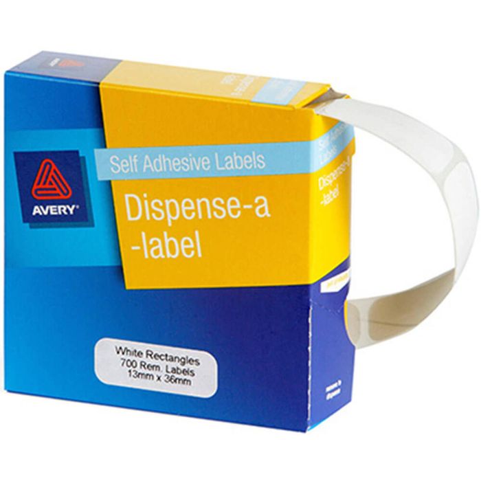 Avery Self-Adhesive Labels (White) (13x36mm 700 Pieces)