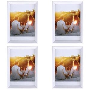 4PK Frankie & Me Window Wooden A4 Picture Frame Home/Office Photo Decor White