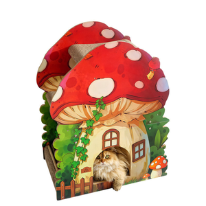 Mushroom House Cat Scratcher