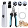 Advwin Electric Pet Dog Cat Nail Grinder and Dog Nail Clippers Kit 3 Speeds