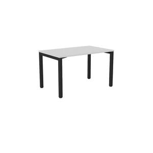 Olg Axis Table 4 Leg Black Frame White Top L1200mm X W750mm