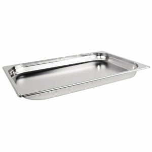 Vogue Gastronorm Tray Stainless Steel 1/1 40mm Deep Food Pan Container
