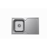 Mondella 780mm Cadenza Single Left Hand Bowl Sink